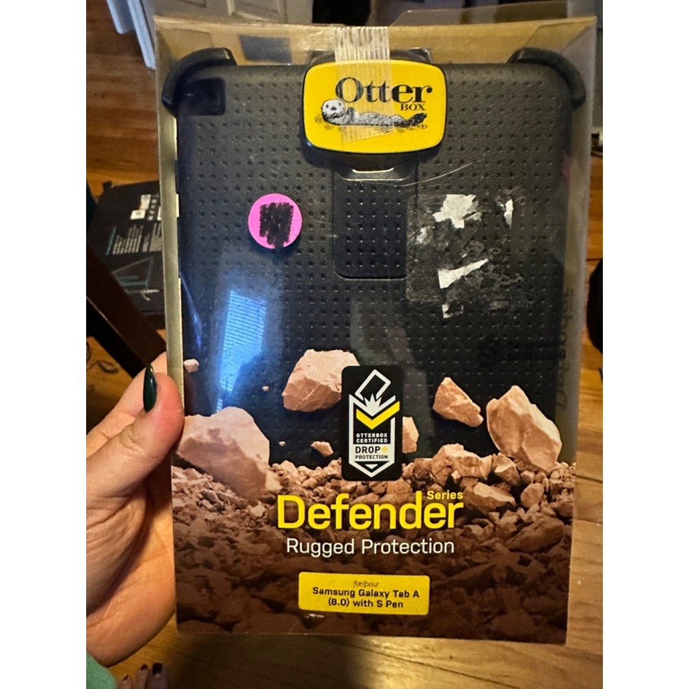 OtterBox Defender Series Tablet Case for Samsung Galaxy Tablet A (8.0)- Black - Picture 3 of 8